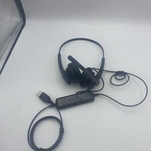 Jabra BiZ 1100 Duo USB OVER-The-Head PC Headset 1159-0159-EDU HSC027